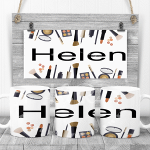 Personalised Name Make Up Mug