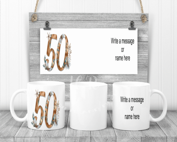 Personalised Special Birthday Number Mug