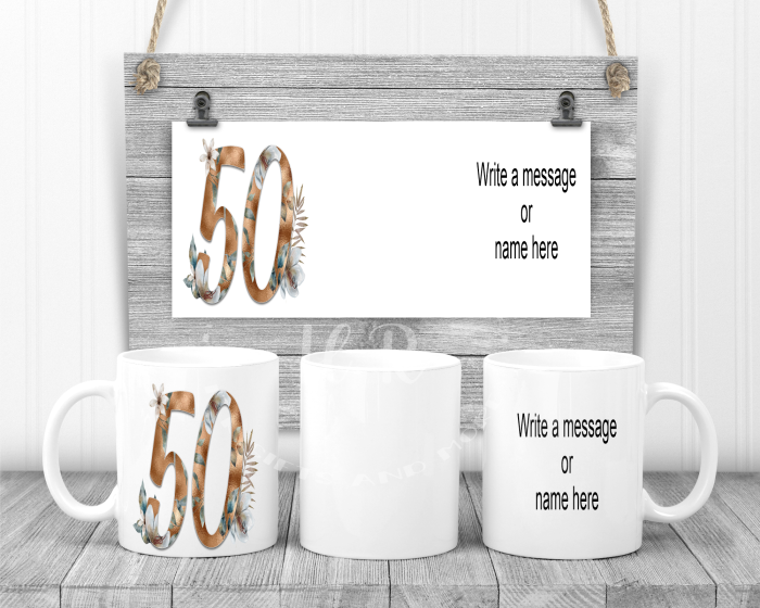 Personalised Special Birthday Number Mug