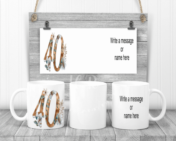 Personalised Special Birthday Number Mug - Image 4