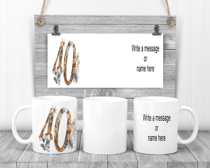 Personalised Special Birthday Number Mug - Image 4