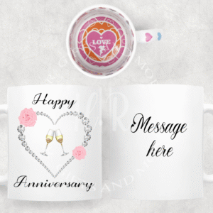 Happy Anniversary Personalised Mug