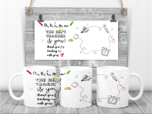 Personalised Thank you Teacher Mug