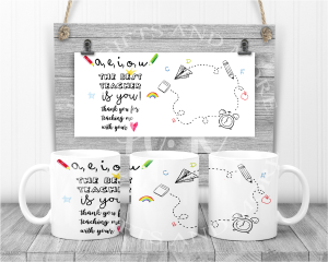 Personalised Thank you Teacher Mug