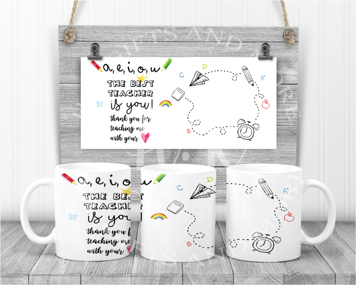 Personalised Thank you Teacher Mug