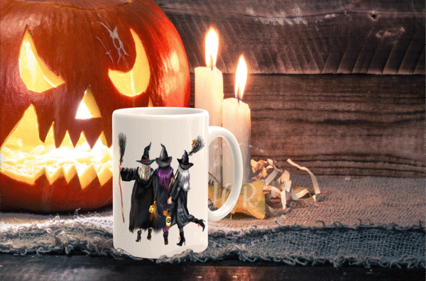 3 Witches Personalised Halloween Mug