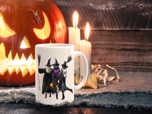 3 Witches Personalised Halloween Mug