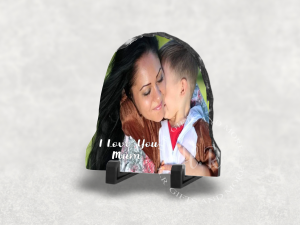 Rock Slates Personalised Photo I/We Love You Mum/Dad Rock Slate