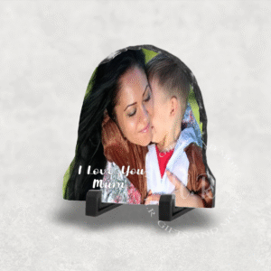 Personalised Photo I/We Love You Mum/Dad Rock Slate