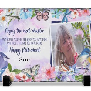 Personalised Photo Retirement Rock Slate