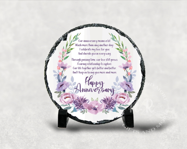 Happy Anniversary Rock Slates