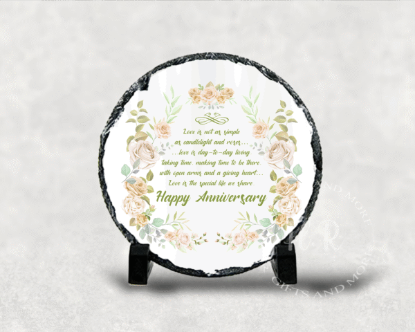 Happy Anniversary Rock Slates - Image 2
