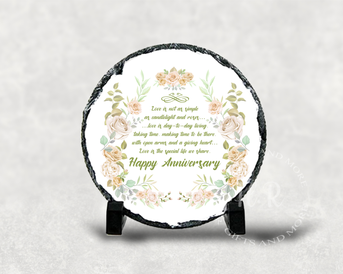 Happy Anniversary Rock Slates - Image 2