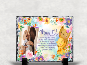 Rock Slates Personalised Photo Mum You Are My Best Friend Rock Slate