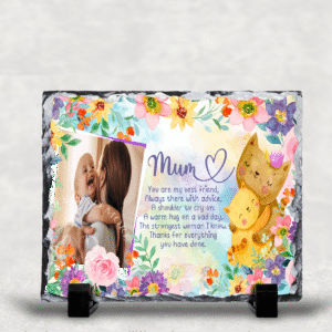 Personalised Photo Mum You Are My Best Friend Rock Slate
