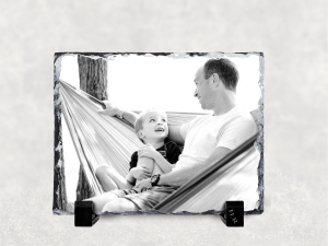 Rock Slates Personalised Photo Dad and Me Rock Slate