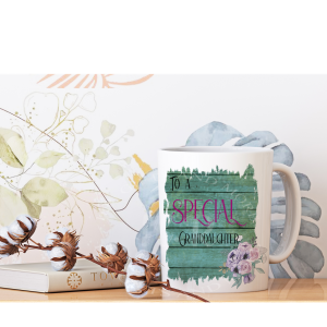 To a Special Granddaughter Personalised Mug