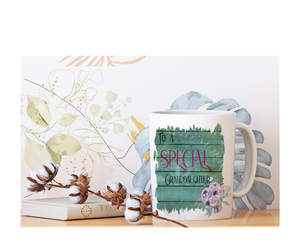 To a Special Granddaughter Personalised Mug