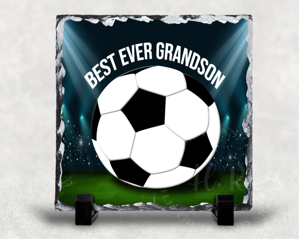 Best Ever Grandson Rock Slate