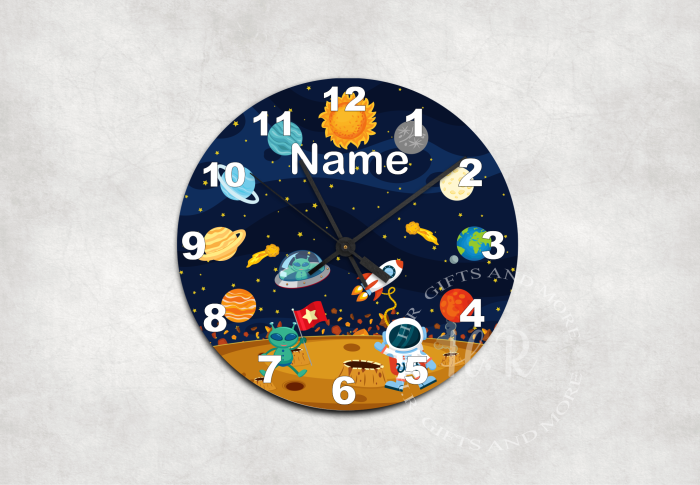 Personalised Children's Glass Wall Clocks - Image 2