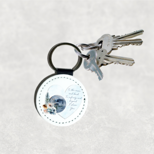 I love you, Leather Keyring