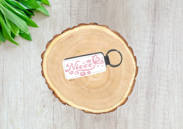 Pink Niece Keyring