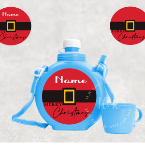 Personalised Children's Christmas Water Bottle