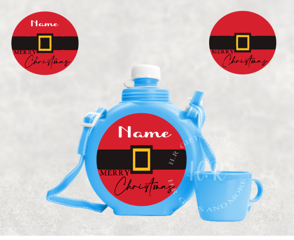 Personalised Children's Christmas Water Bottle