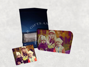 Personalised Mother and Child Photo Crystal Block