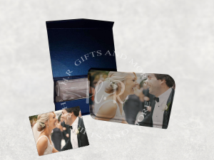 Personalised Wedding Photo Crystal Block