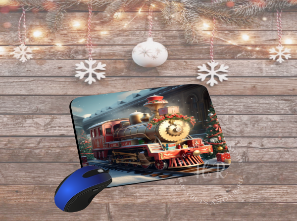 Christmas Train Mouse Mat