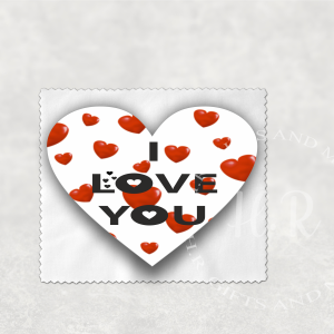 Personalised I Love You Lens Cloths