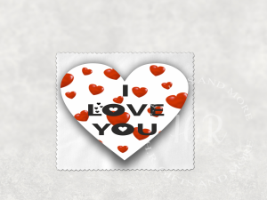 Personalised I Love You Lens Cloths