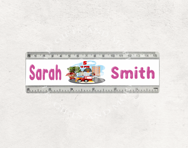 Personalised Children's 15cm Rulers