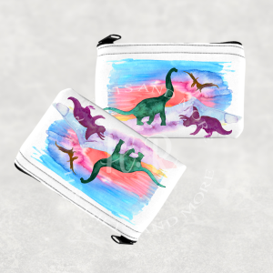 Personalised Dinosaur Coin Purse