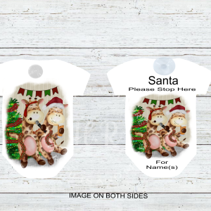 Personalised Santa Please Stop Here Sign