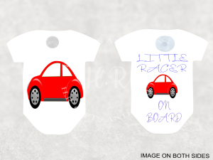 Home Accessories Children's on Board T-Shirt Car Sign