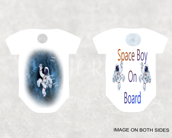 Children's on Board T-Shirt Car Sign - Image 3