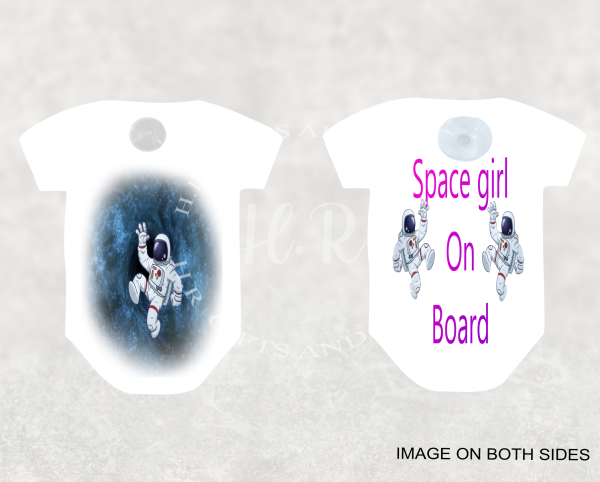 Children's on Board T-Shirt Car Sign - Image 4