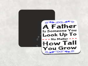 Father Quote Coaster