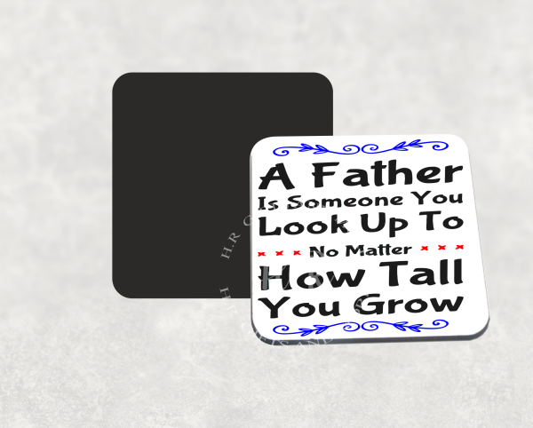 Father Quote Coaster