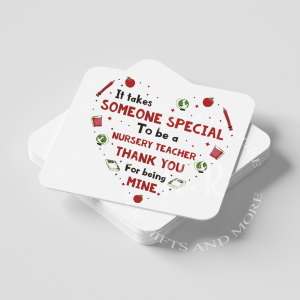 A Special Nursery Teacher Coaster