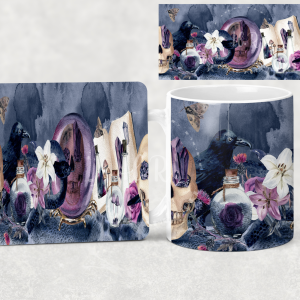 Personalised Halloween Mug and Coaster Sets