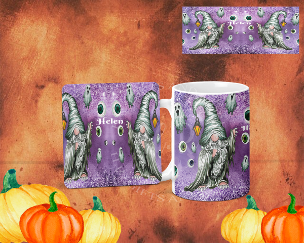 Personalised Halloween Mug and Coaster Sets - Image 4