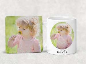Personalised Photo Mug and Coaster Set