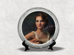 Home Accessories Personalised Photo Metal Plate with Stand