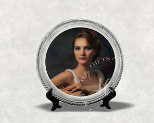 Personalised Photo Metal Plate with Stand