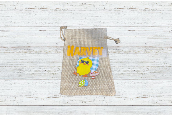 Personalised Easter Gift Drawstring Bag - Image 5