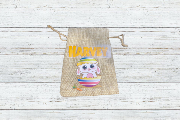 Personalised Easter Gift Drawstring Bag - Image 2