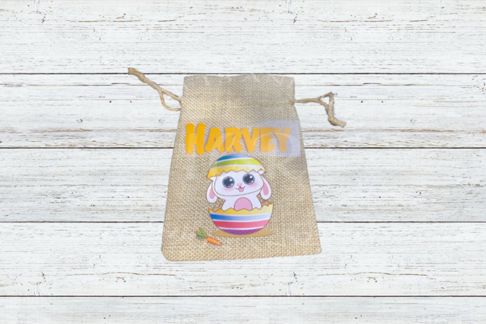 Personalised Easter Gift Drawstring Bag - Image 2
